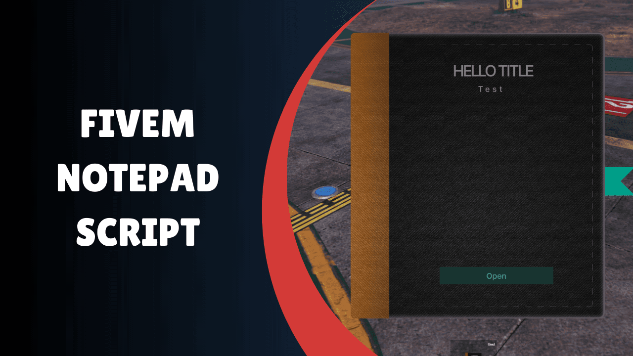 Script de bloco de notas FiveM