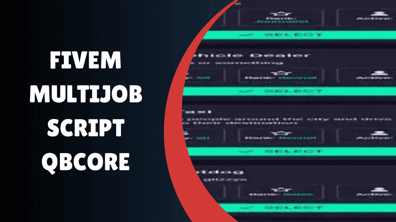 Script de Multijob FiveM QBCore