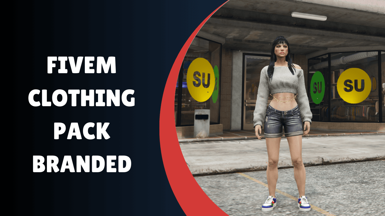 Pacote de roupas fivem com marca