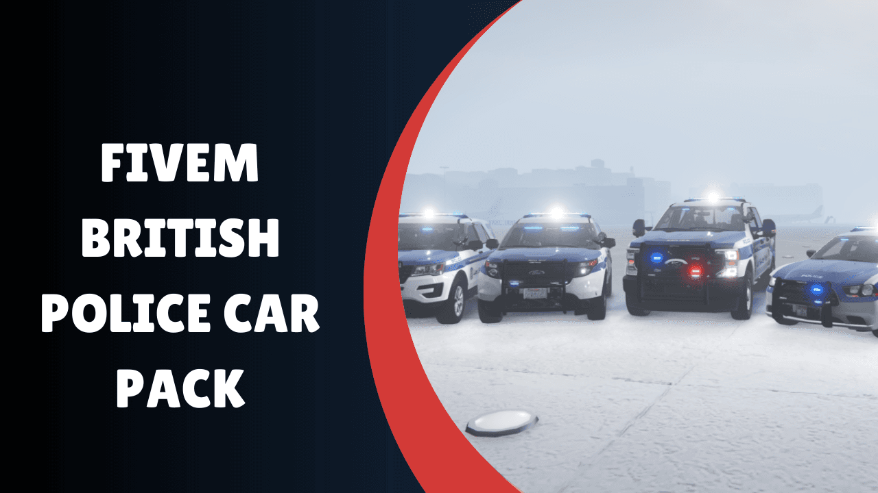 Pacote de carros de polícia britânica fivem