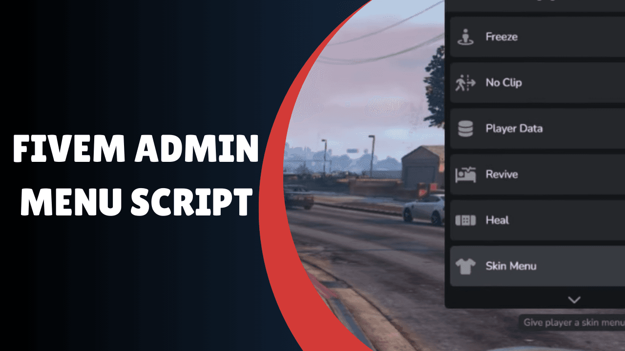 Script de menu de admin do FiveM