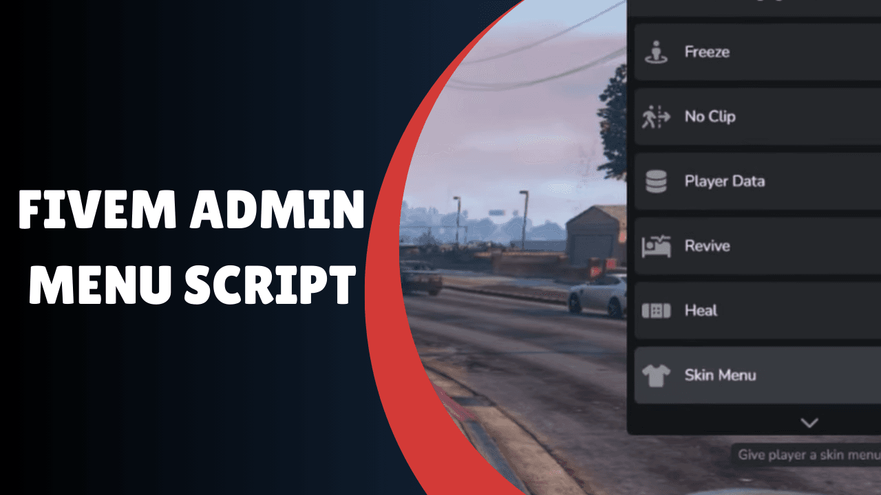 Script de menu de admin do FiveM