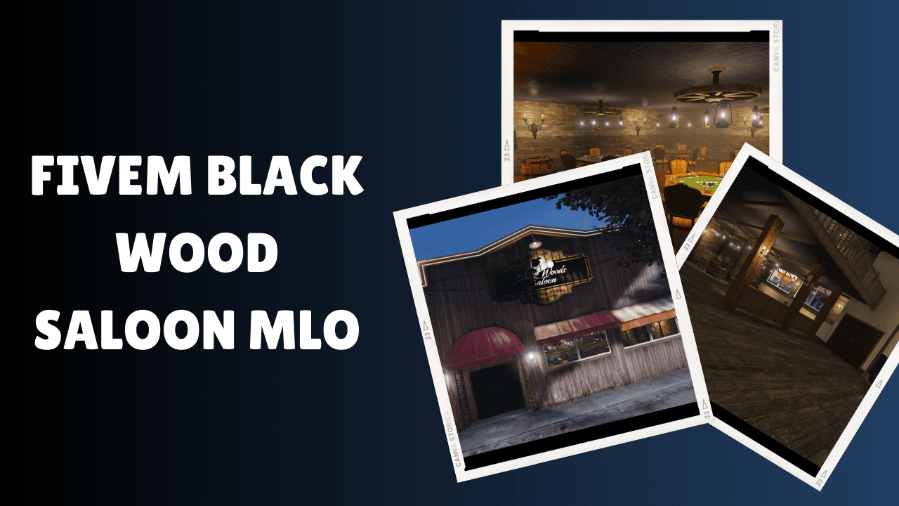 Saloon de Madeira Preta FiveM MLO