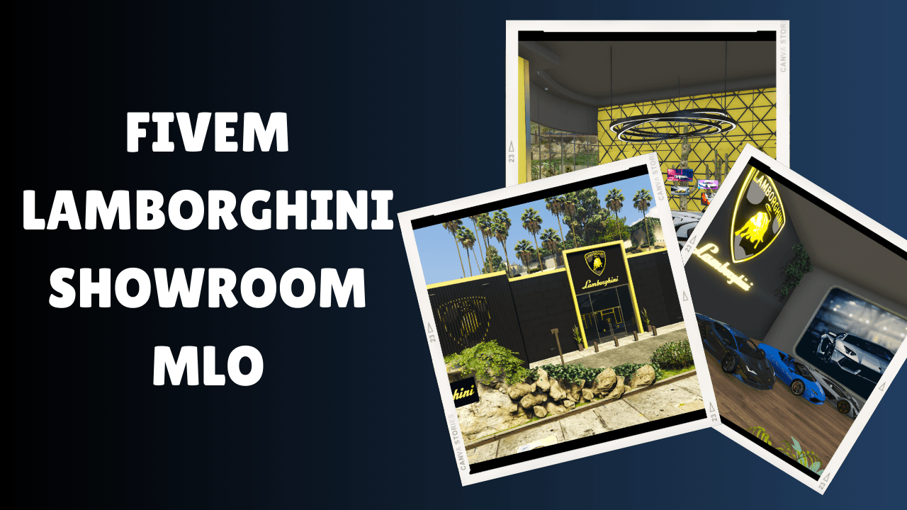 Showroom MLO de Lamborghini FiveM