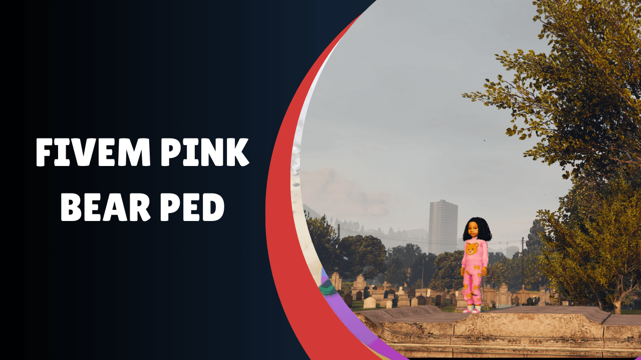 fivem urso rosa ped