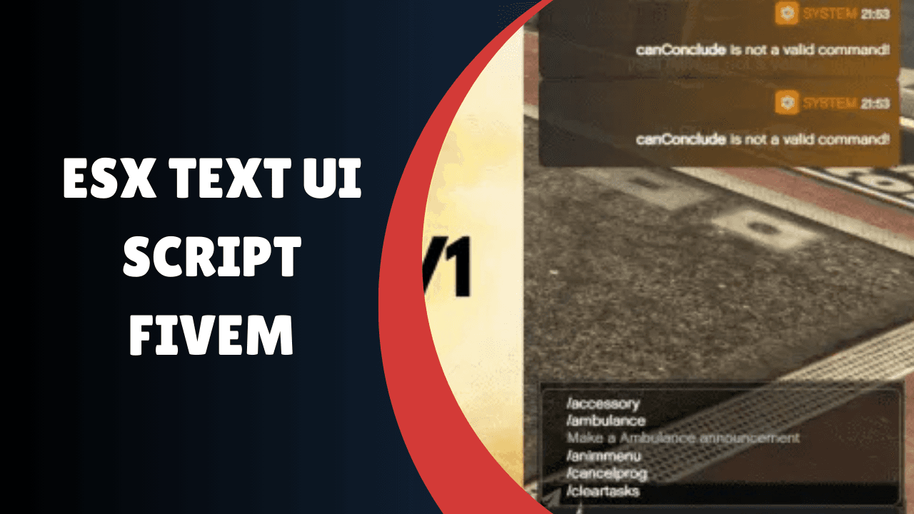 Script de interface de texto ESX FiveM