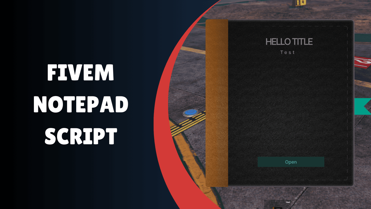 Script de bloco de notas FiveM