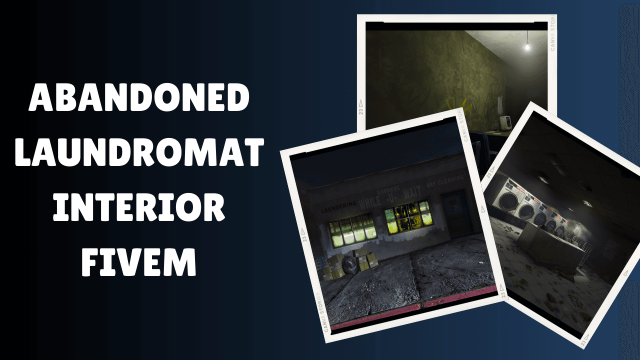 Interior de lavanderia abandonada fivem
