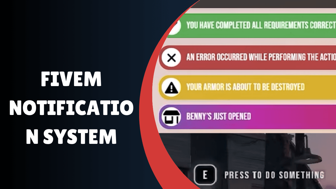 sistema de notificações do FiveM