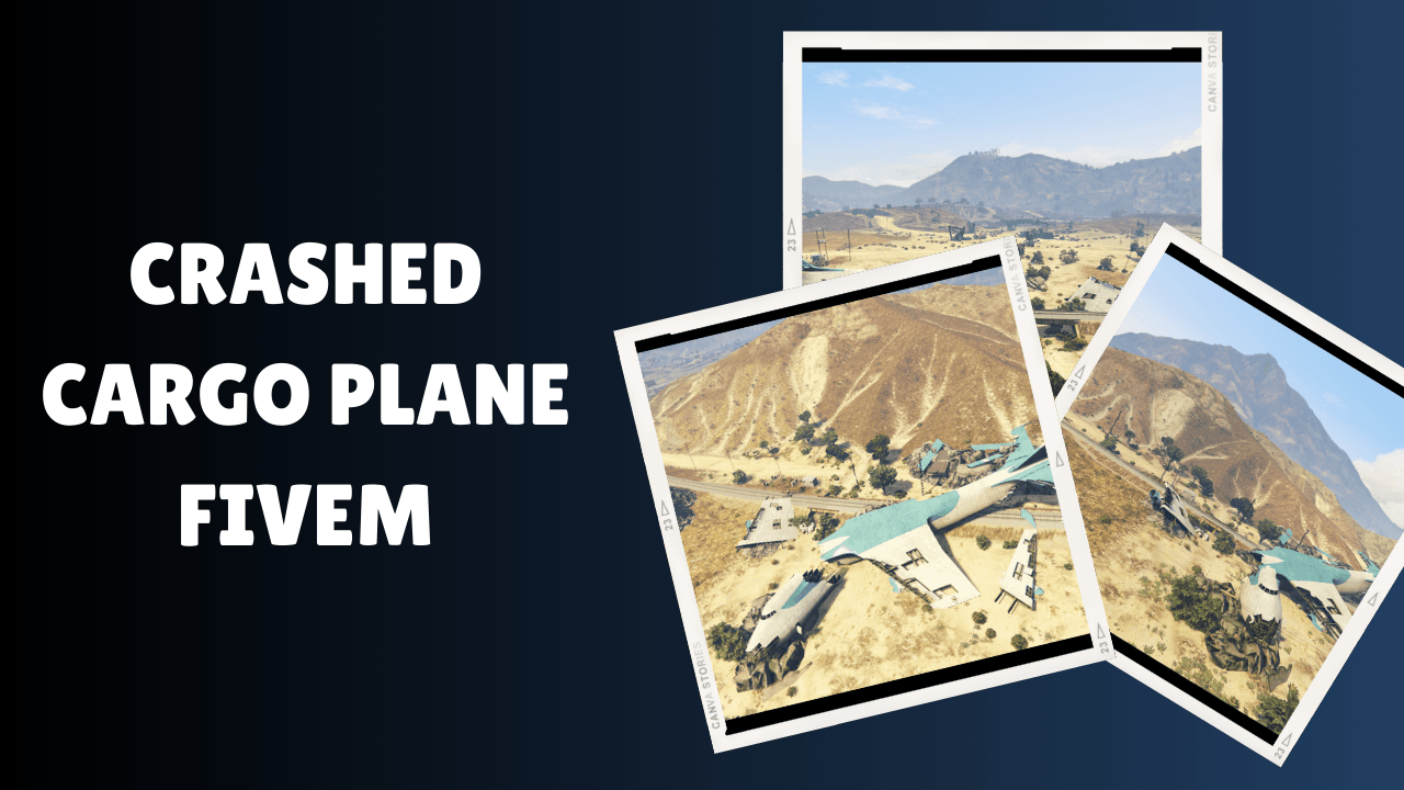 Avião de carga acidentado FiveM