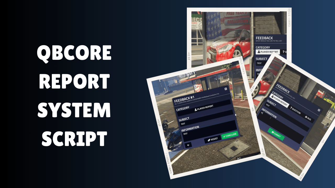 Script de sistema de relatórios qbcore