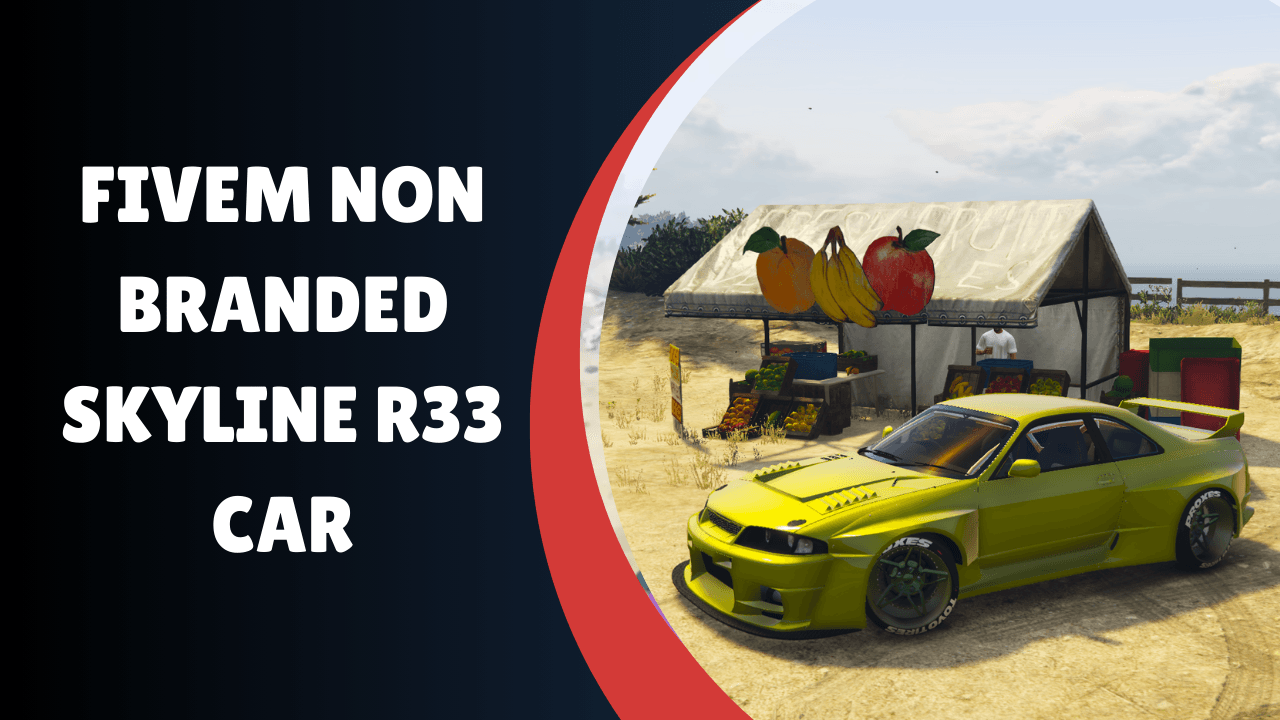 Carro Skyline R33 não marcado FiveM