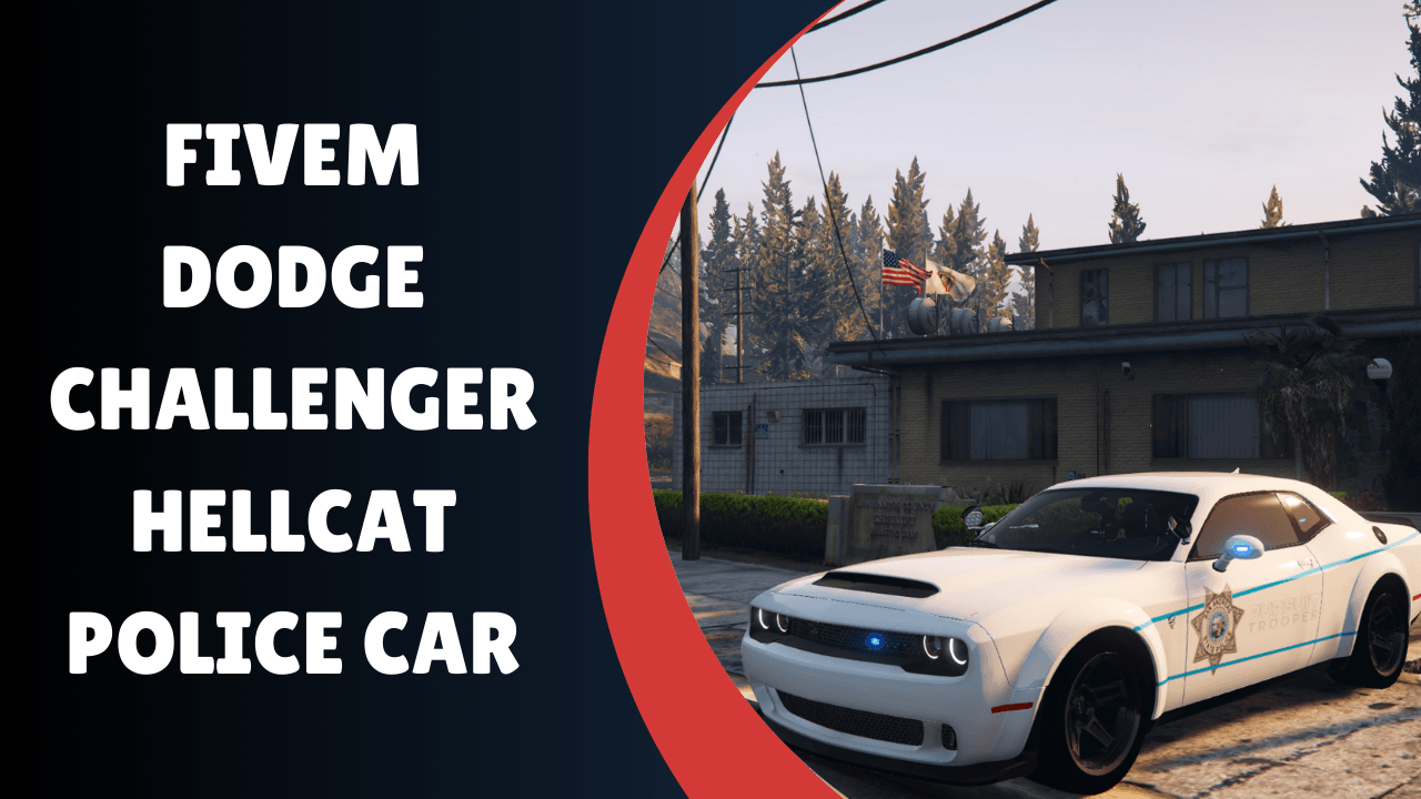 Carro de polícia Dodge Challenger Hellcat fivem