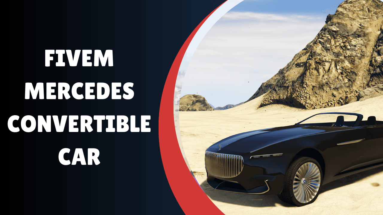 Carro conversível Mercedes fivem