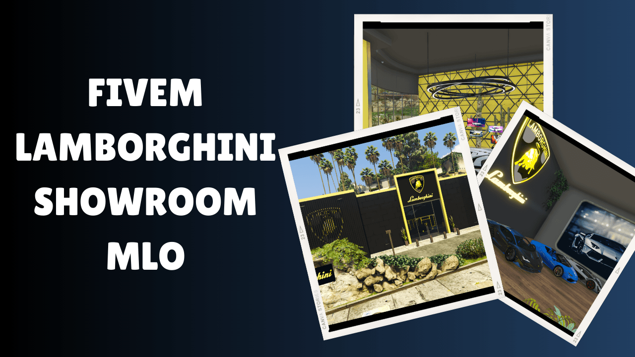 Showroom MLO de Lamborghini FiveM