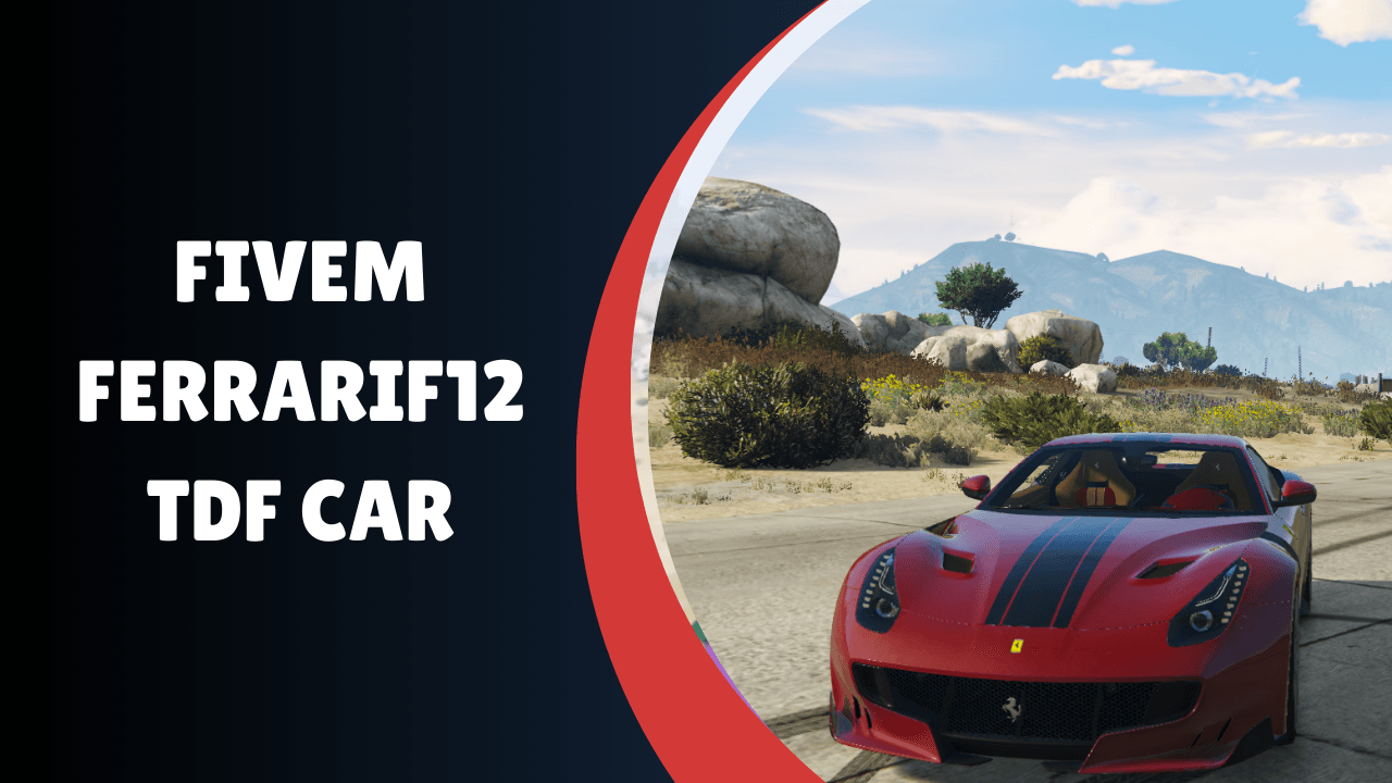 fivem ferrarif12 tdf carro