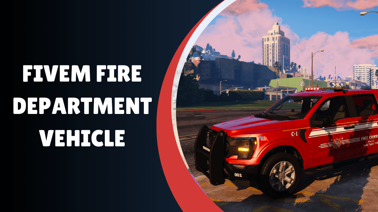 Veículo do departamento de bombeiros fivem
