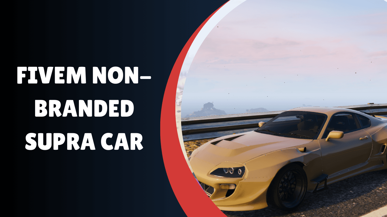 Carro Supra não marcado FiveM